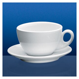 Milchkaffeetasse Roma, weiss