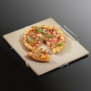 Pizza-Stein / Brotback-Stein mit Gestell für den Backofen