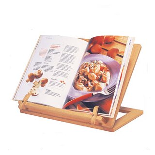 Kochbuchhalter aus Buchen-Holz