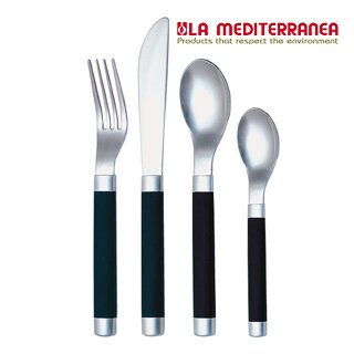 Bistro Besteck-Set Black, 24-teilig