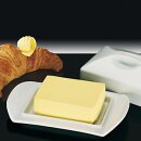 Butter-Dose Paris aus Porzellan für 1/2 Pfund Butter