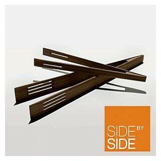 Side by Side Koch-Zange aus Nussbaum-Holz