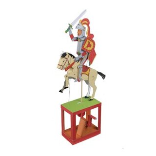 Walter Ruffler mechanischer Papier-Bausatz Red Knight