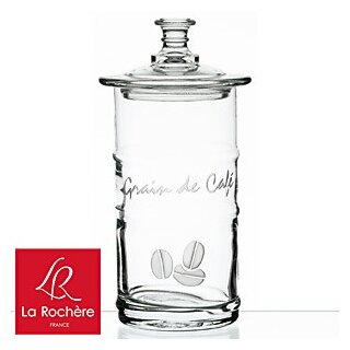 La Rochre Vorrats-Glas Grain de Caf fr Kaffee