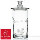La Rochre Vorrats-Glas Grain de Caf fr Kaffee
