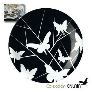 Großer Design Speise-Teller Enlaira aus Keramik