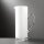 Farbiger 1,5 Ltr. Krug aus Kristall-Glas mit Fein-Silber, Weiss
