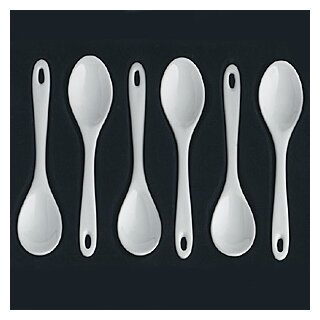 Eierlffel Linea 6er Set aus Porzellan