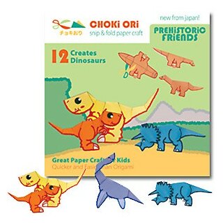 Choki-Ori Papier Bastel-Set Urzeit Freunde