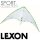 LEXON Design Lenk Drachen Kite aus Fiberglas / Aluminium, Grün-Weiss