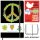 Moleskine Woodstock Notizbuch Peace A5 blanko, Limited Edition