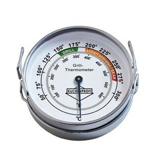 BBQ / Grill Oberflächen-Thermometer aus Metall
