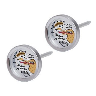 2er Set Kartoffelthermometer aus Edelstahl