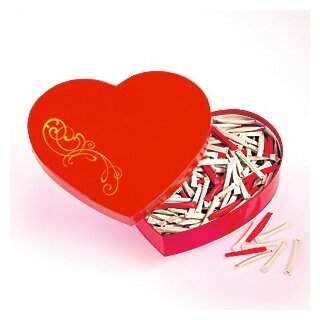 Love Heart - Die rote Herzbox, gefüllt mit 365 Liebesbotschaften