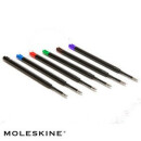 Moleskine Tintenroller Ersatz-Mine, 0,7 mm (Medium), Braun