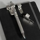 Stift- und Schreibgeräte-Halter mit Clip aus Metall