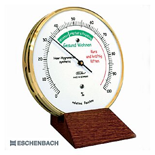 Wohnklima Hygrometer mit Holzständer