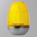 Windlicht Cocoon Yellow aus Glas und Edelstahl