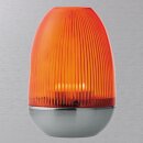 Windlicht Cocoon Orange aus Glas und Edelstahl