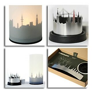 Das Stadtlicht - Cityscape Lampenschirm und Teelichthalter