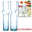 Blumen Vase Duo aus Glas im 2er-Set