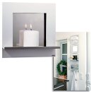 PO:Design Kerzen-Ständer mit Spiegel Quadrat...