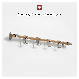 Bengt EK Design Garderobe und Kleider-Haken F2 aus Holz, Hell