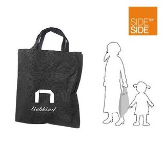 Side by Side Einkaufs-Tasche Liebkind aus Baumwolle