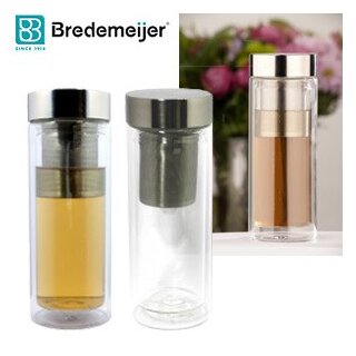 Teekanne und Isolierflasche Colona aus doppelwandigem Glas